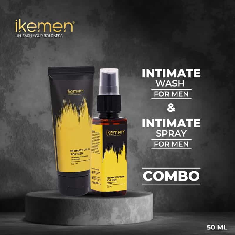 Men's Intimate Hygiene Combo - Spray & Wash 50ML